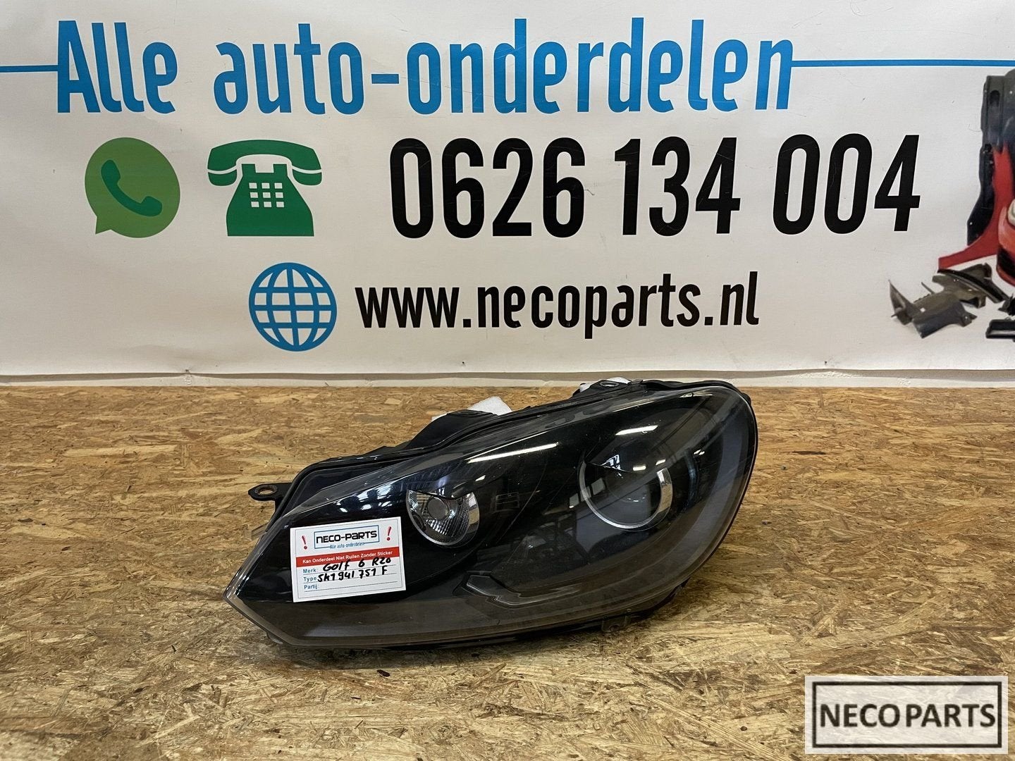 VOLKSWAGEN GOLF 6 R R20 XENON KOPLAMP BLACK 5K1941751F, Volkswagen, -, Utilisé, -