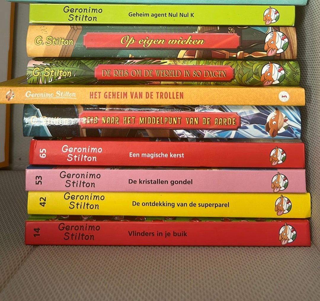 Livres de Geronimo Stilton (9x), Livres, Enlèvement ou Envoi, Comme neuf, Fiction