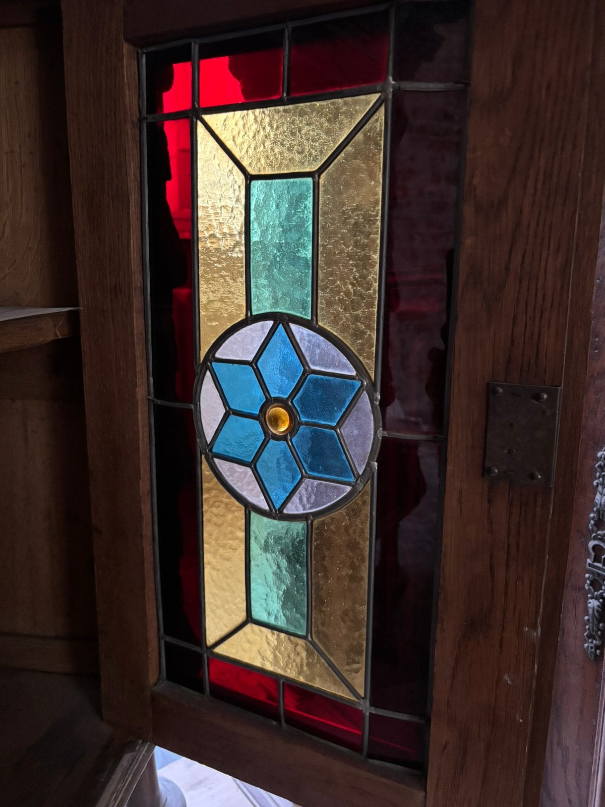 Gekleurd Glas in lood, Doe-het-zelf en Bouw, Glas en Ramen, Ophalen, Zo goed als nieuw, Glas in lood