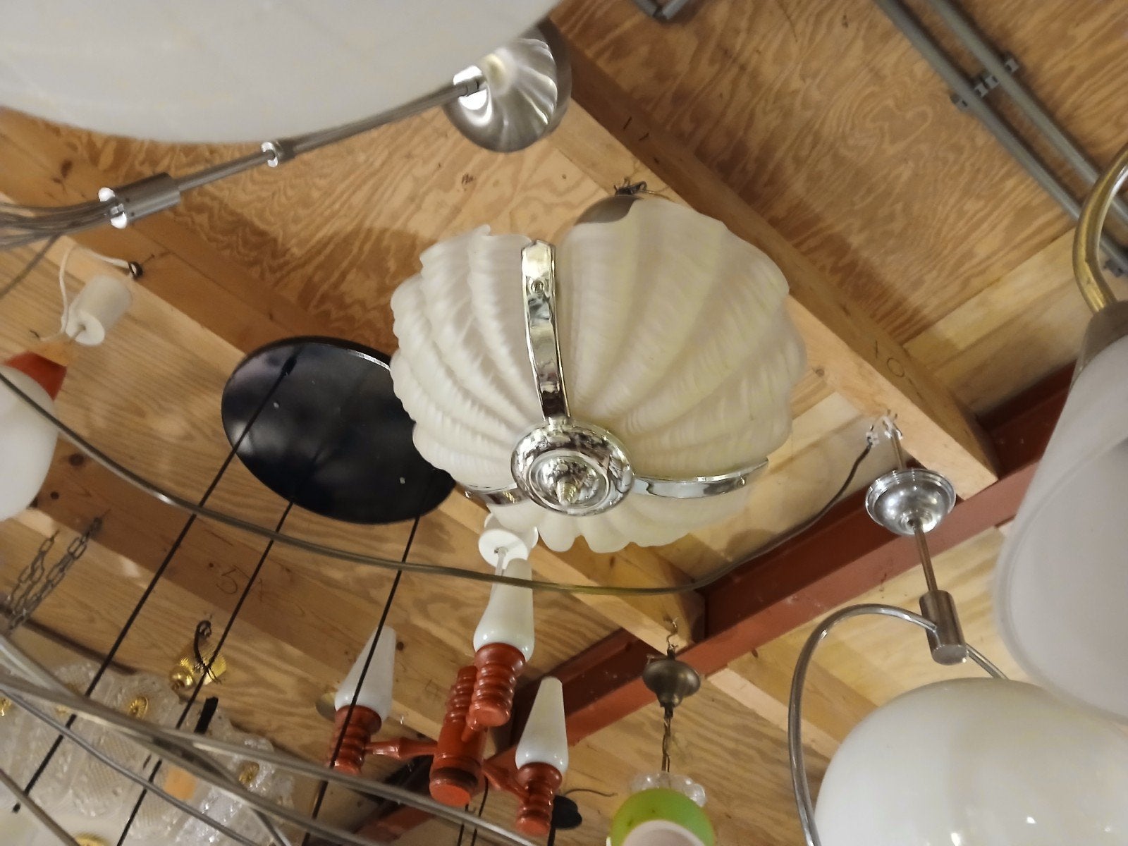 Grote collectie vintage en retro lampen te koop, Ophalen