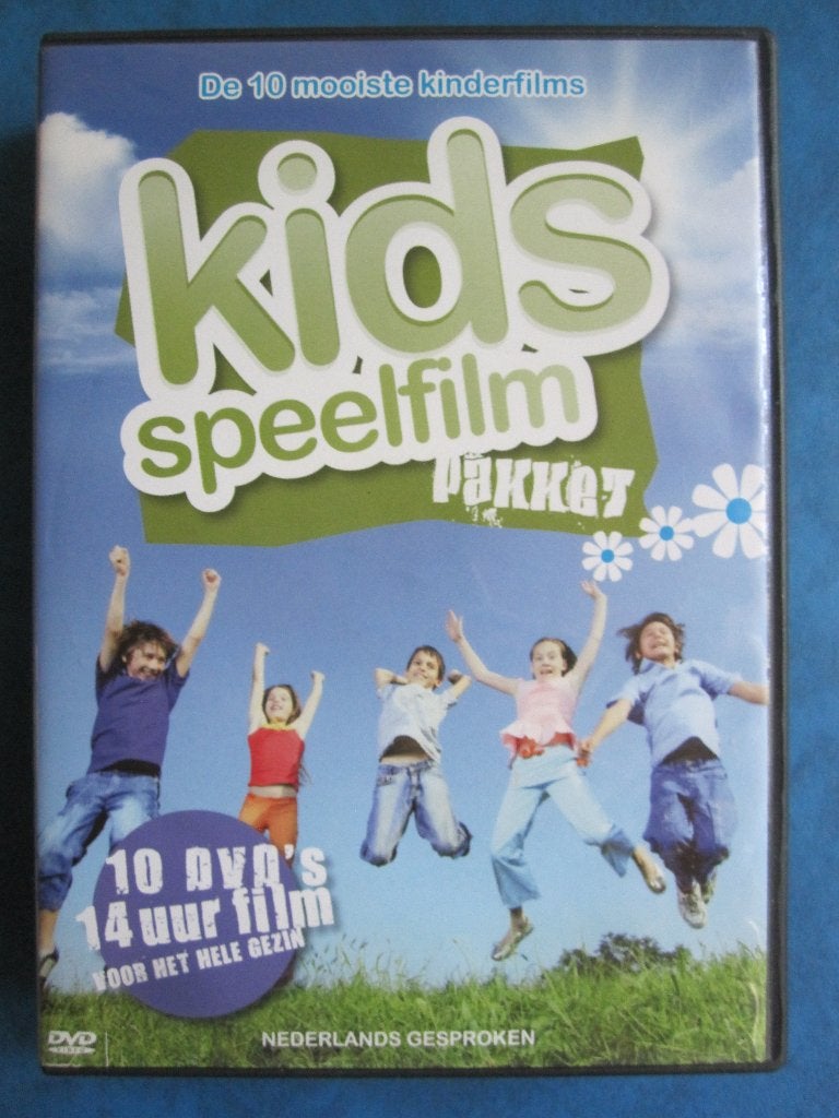 Kids Speelfilm Pakket (10 films op 10 disc), Verzamelbox, Alle leeftijden, Overige genres, Zo goed als nieuw