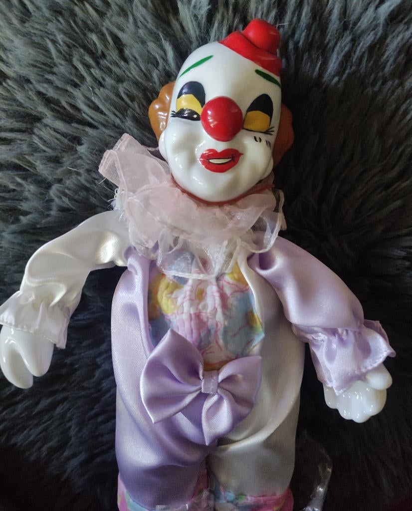 Poupée musicale clown en porcelaine, Enlèvement, Neuf, Poupée, Réaliste ou Reborn