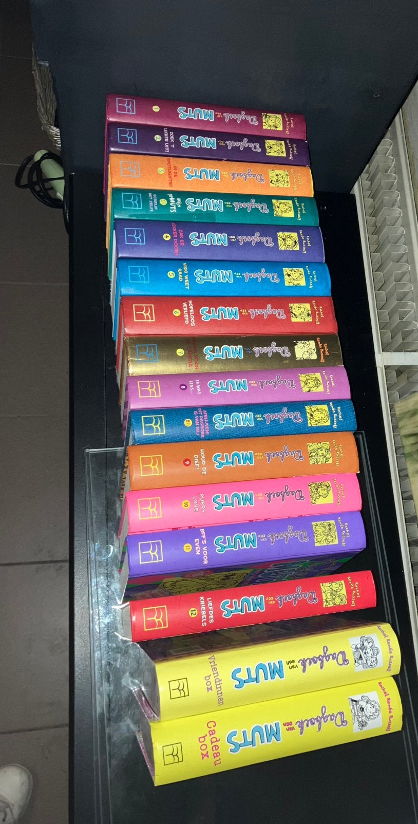 Dagboek van muts serie van nr 1 tot 12 plus vriendinnen box, Boeken, Ophalen, Zo goed als nieuw