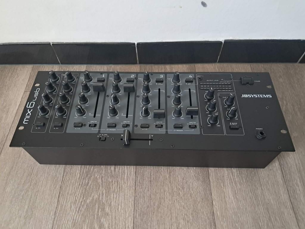 Table de Mixage JB Systems MIX6USB, Musique & Instruments, Tables de mixage, Utilisé, 5 à 10 canaux, Entrée micro, Enlèvement