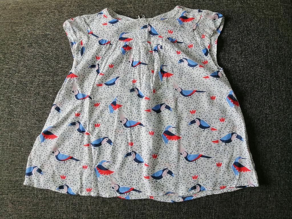 leuk bloesje met toekans BESTIES JBC mt 104, Kinderen en Baby's, Kinderkleding | Maat 104, Ophalen, Gebruikt, Meisje, Shirt of Longsleeve