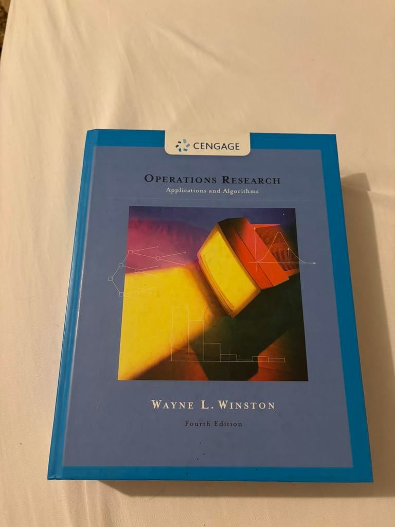 Operations Research 4th edition by Wayne L. Winston, Boeken, Ophalen of Verzenden, Zo goed als nieuw