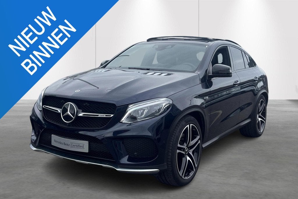 Mercedes-Benz GLE AMG43 coupé, Auto's, Gebruikt, Blauw, 2996 cc, 390 pk