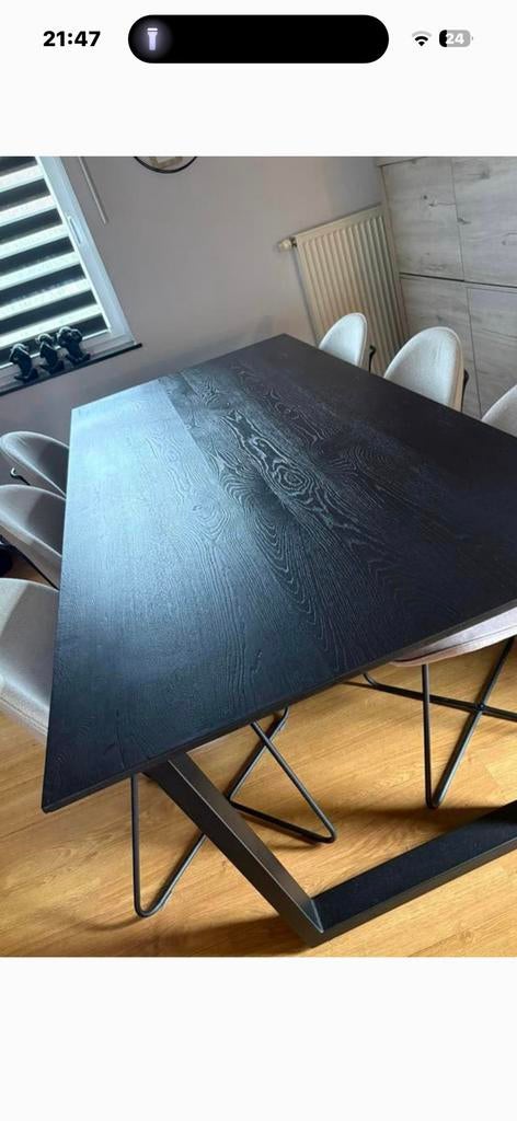 Superbe table H&H, Maison & Meubles, Tables | Tables à manger, 100 à 150 cm, Enlèvement, Utilisé, 200 cm ou plus