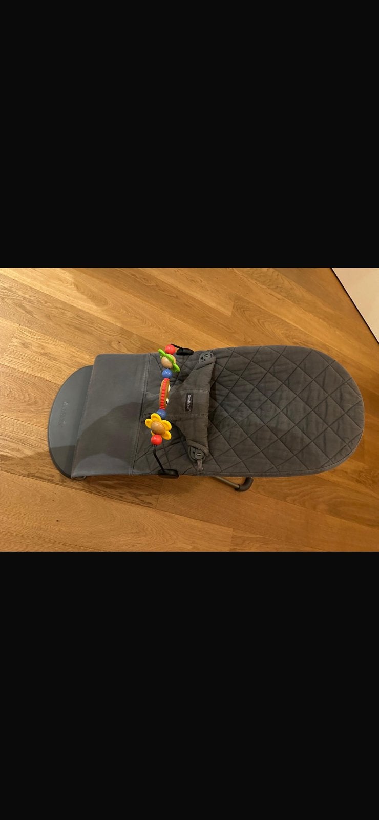 Transat BabyBjörn Bliss anthracite  – très bon état, Enfants & Bébés, Autres marques, Comme neuf, Enlèvement, Avec ceinture(s)