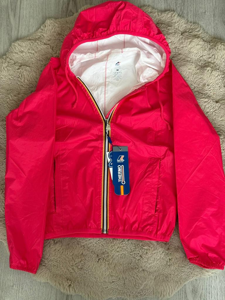 Veste kway rose fushia, Enlèvement ou Envoi, Comme neuf, Taille 36 (S), Rose