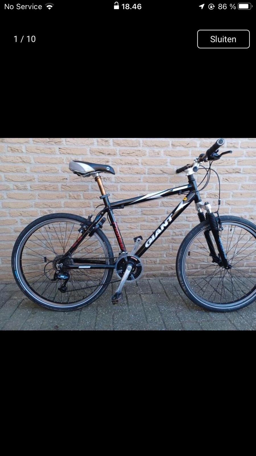 fiets, Ophalen, Zo goed als nieuw, 26 inch, Giant