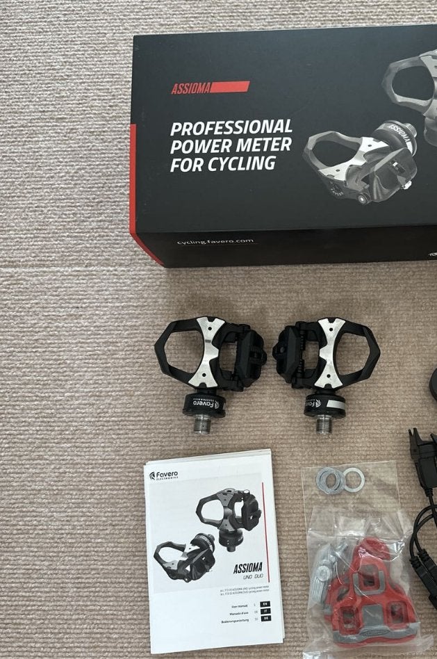 Favero Assioma DUO pédales capteur puissance set complet, Vélos & Vélomoteurs, Enlèvement ou Envoi