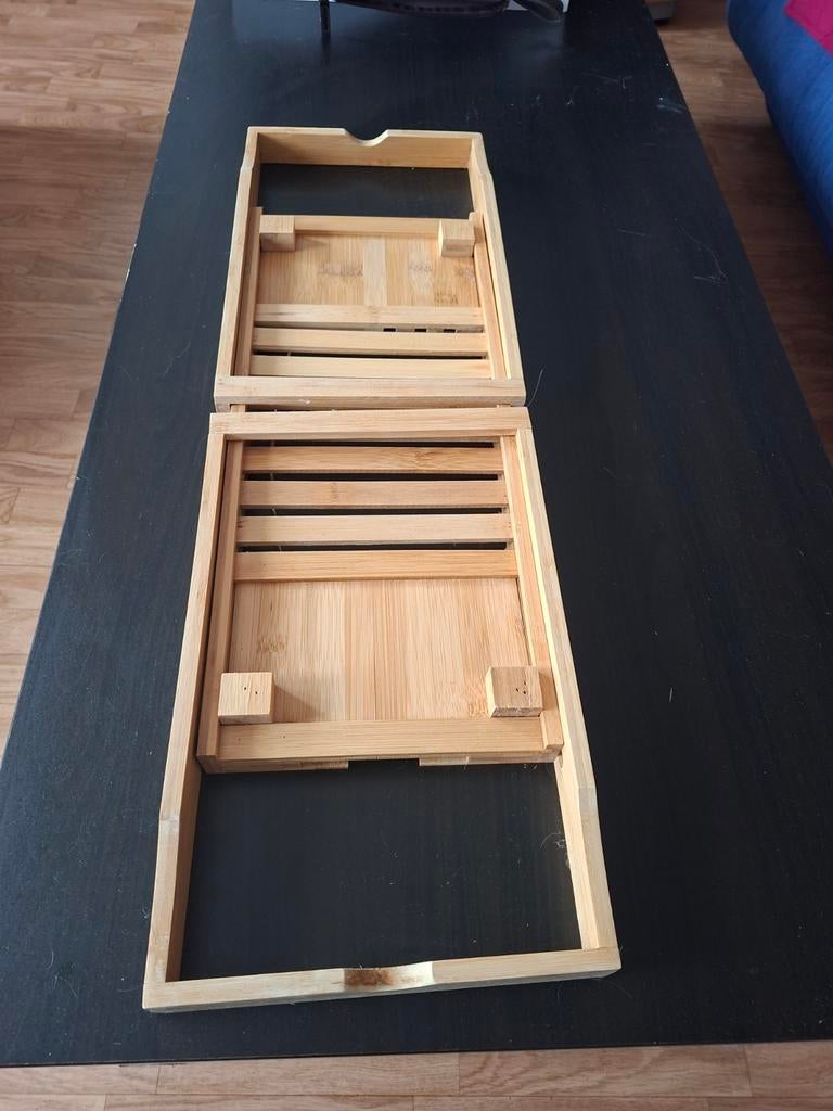 Ikea houten badplank 71 cm x 22 cm gesloten open, Doe-het-zelf en Bouw, Ophalen, Bad