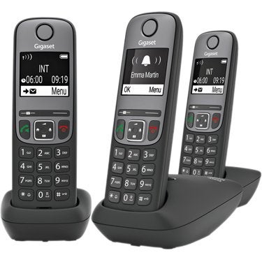 Gigaset AS695 trio, Ophalen, Gebruikt, 3 handsets, Stralingsarm