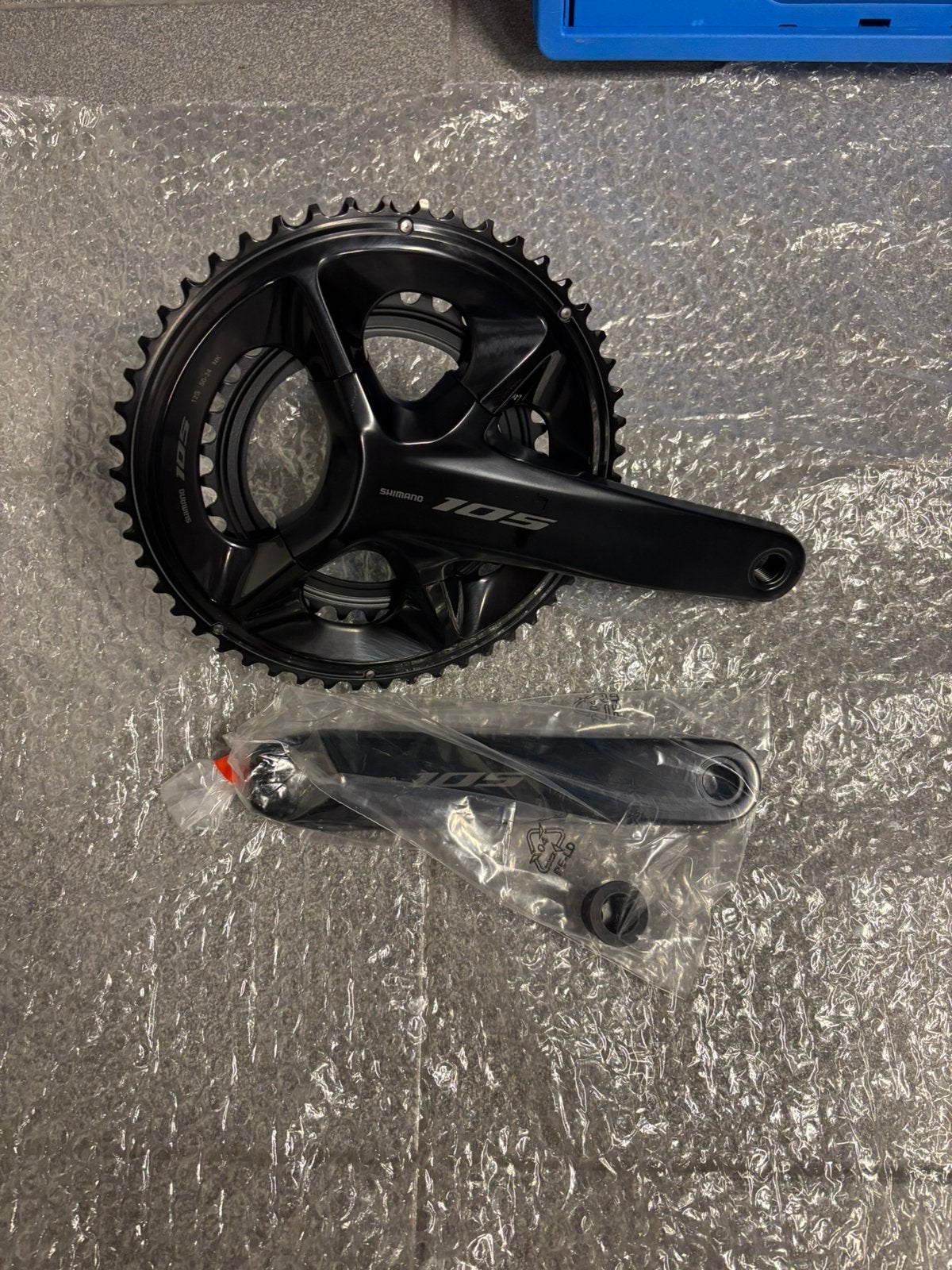 Gloewnieuw Shimano 105 crankstel / 172,5 / 50-34, Fietsen en Brommers, Ophalen of Verzenden, Nieuw