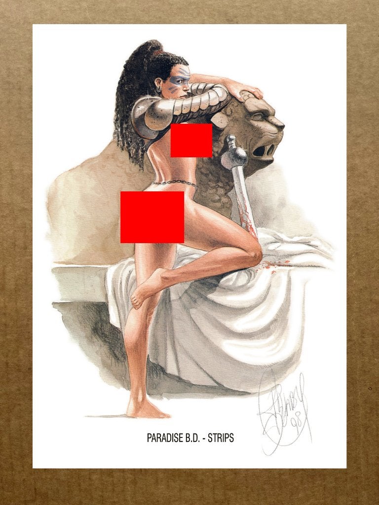 Murena - Ex-libris- Gladiatrice- Paradise BD-Strips - Delaby, Envoi
