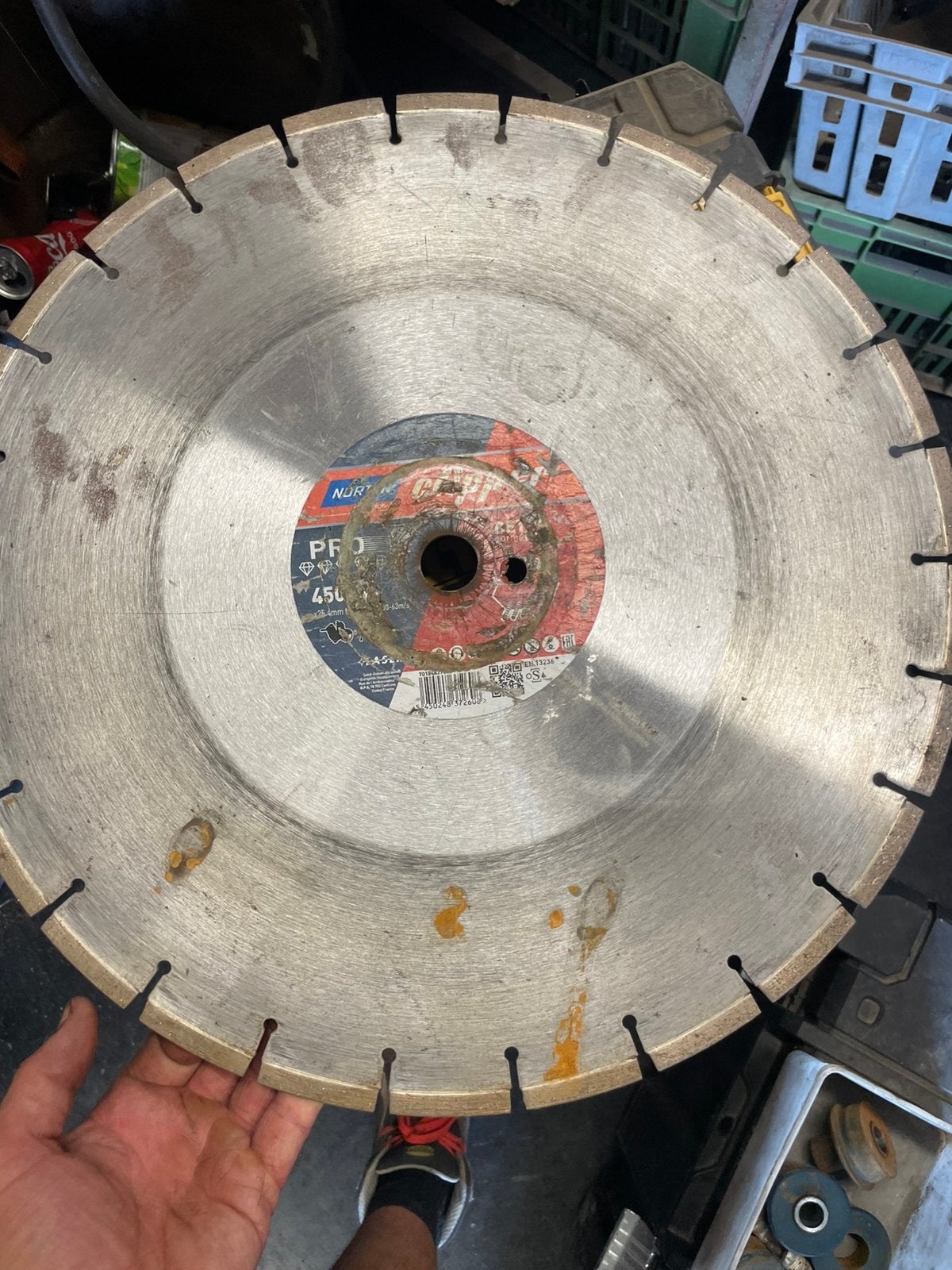Disques a beton diametre 450, Enlèvement ou Envoi, Comme neuf