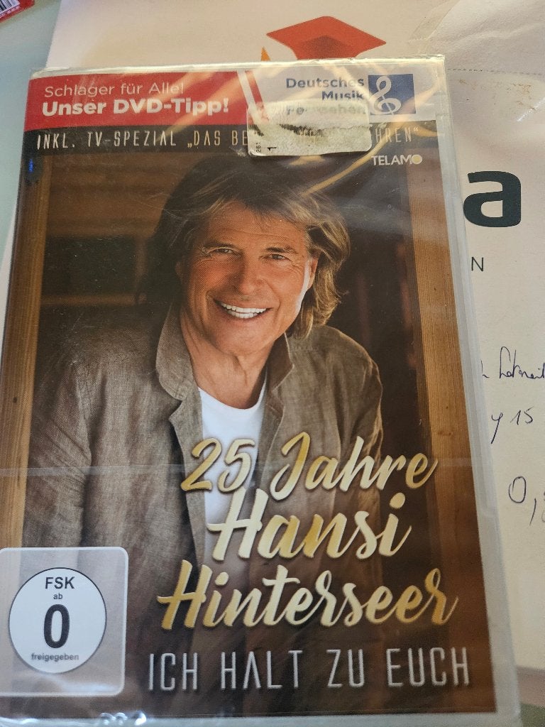 DVD Hansi Hinterseer, Musique & Instruments, Musiques & Instruments Autre, Enlèvement, Neuf