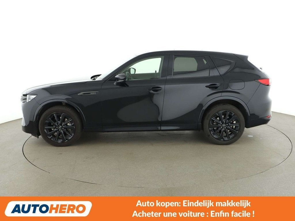 Mazda CX-60 2.5 e-Skyactiv Plug-in Hybrid Homura AWD, Auto's, Automaat, 241 kW, Adaptive Cruise Control, Zwart