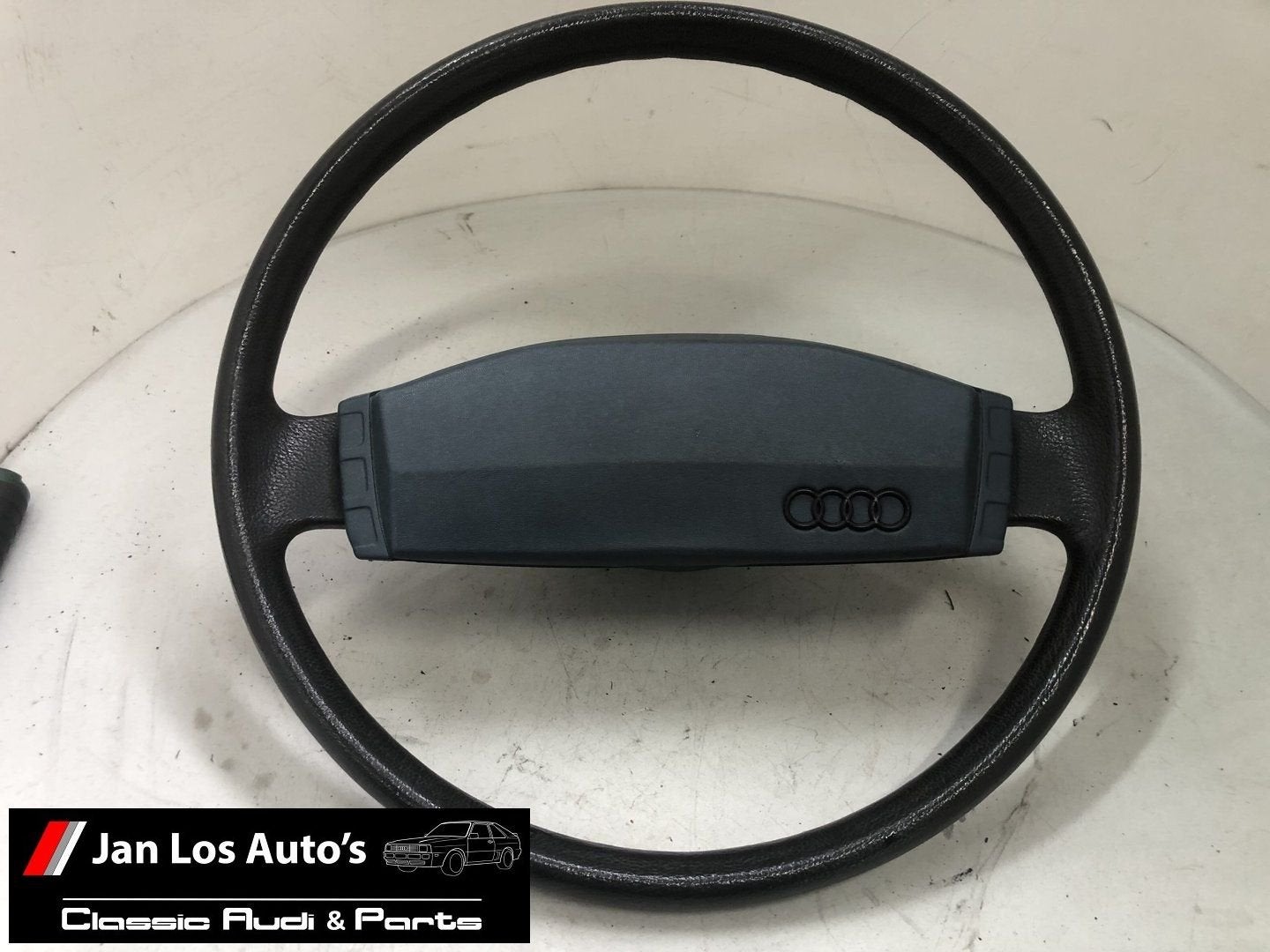 Audi 80 B2 typ 81  stuur zwart/ bruin met blauw, -, Audi, Utilisé, -