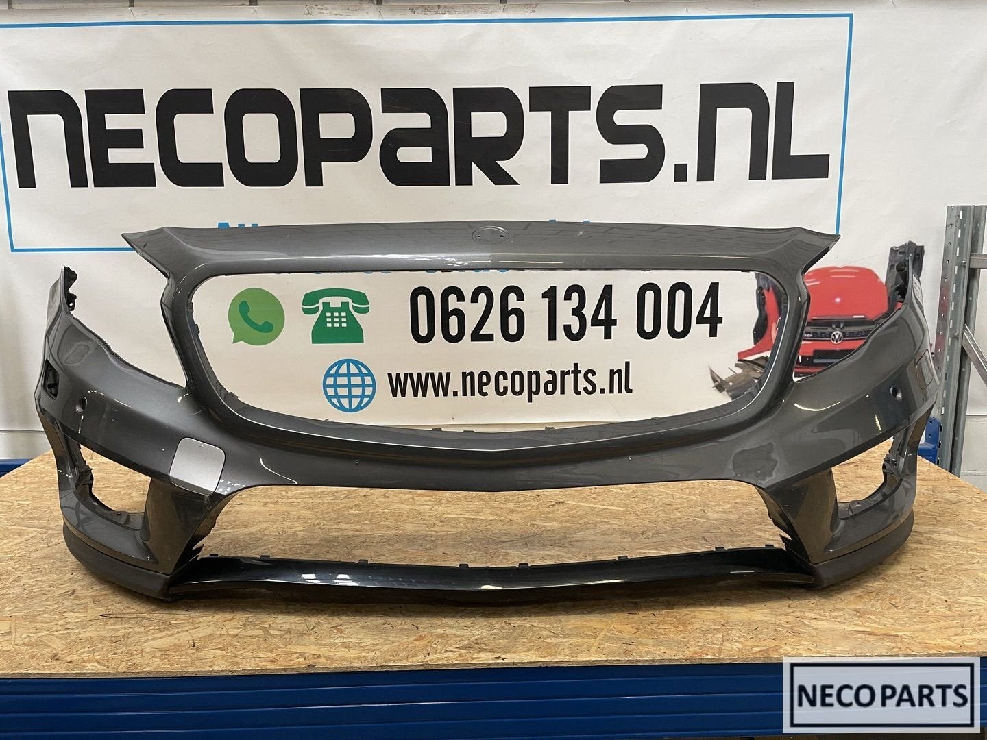 BUMPER GLA W156 AMG VOORBUMPER 2013-2016 A1568851925, Gebruikt, -, Ophalen of Verzenden, -