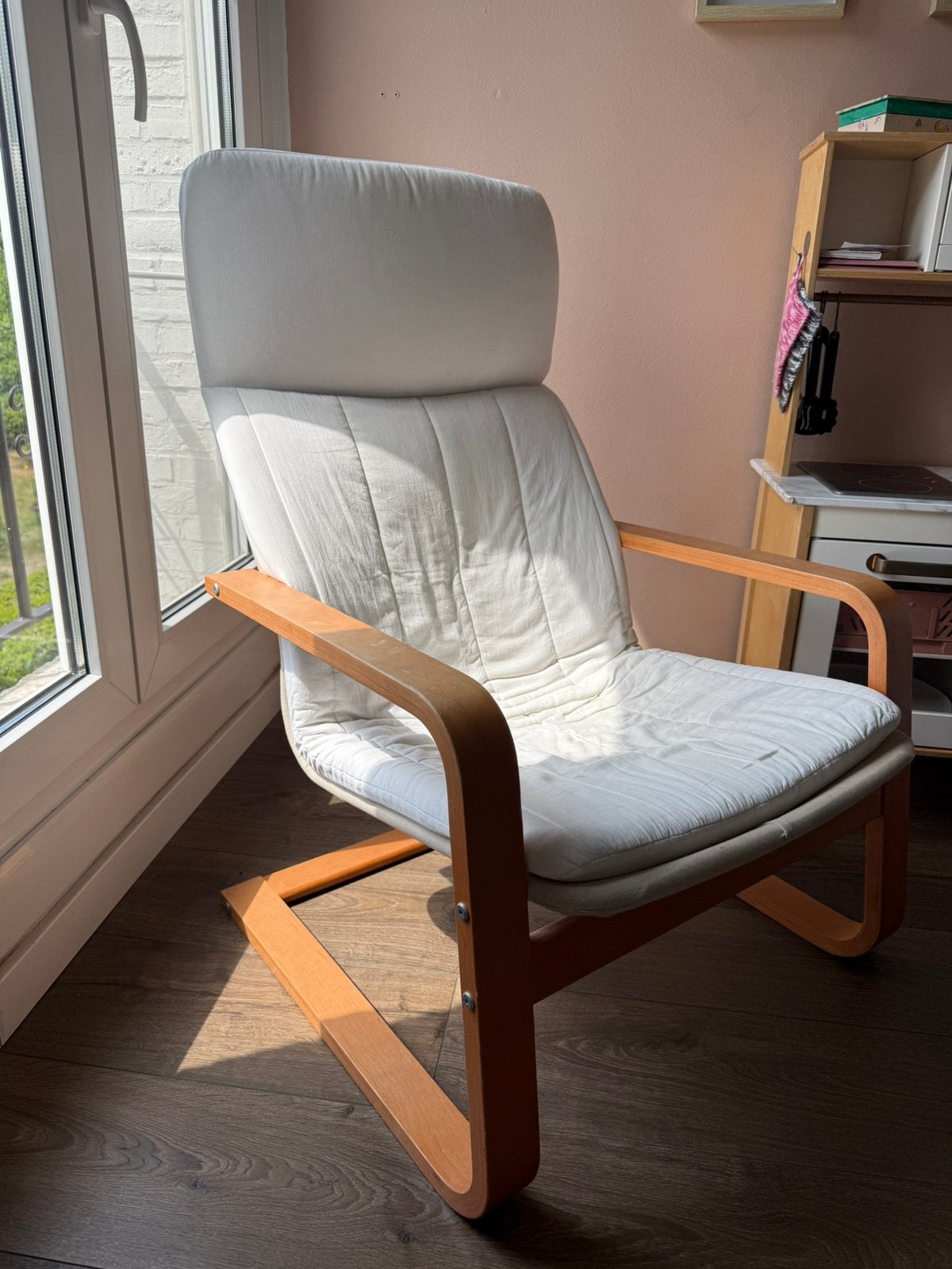 IKEA Poäng fauteuil, Ophalen, Gebruikt