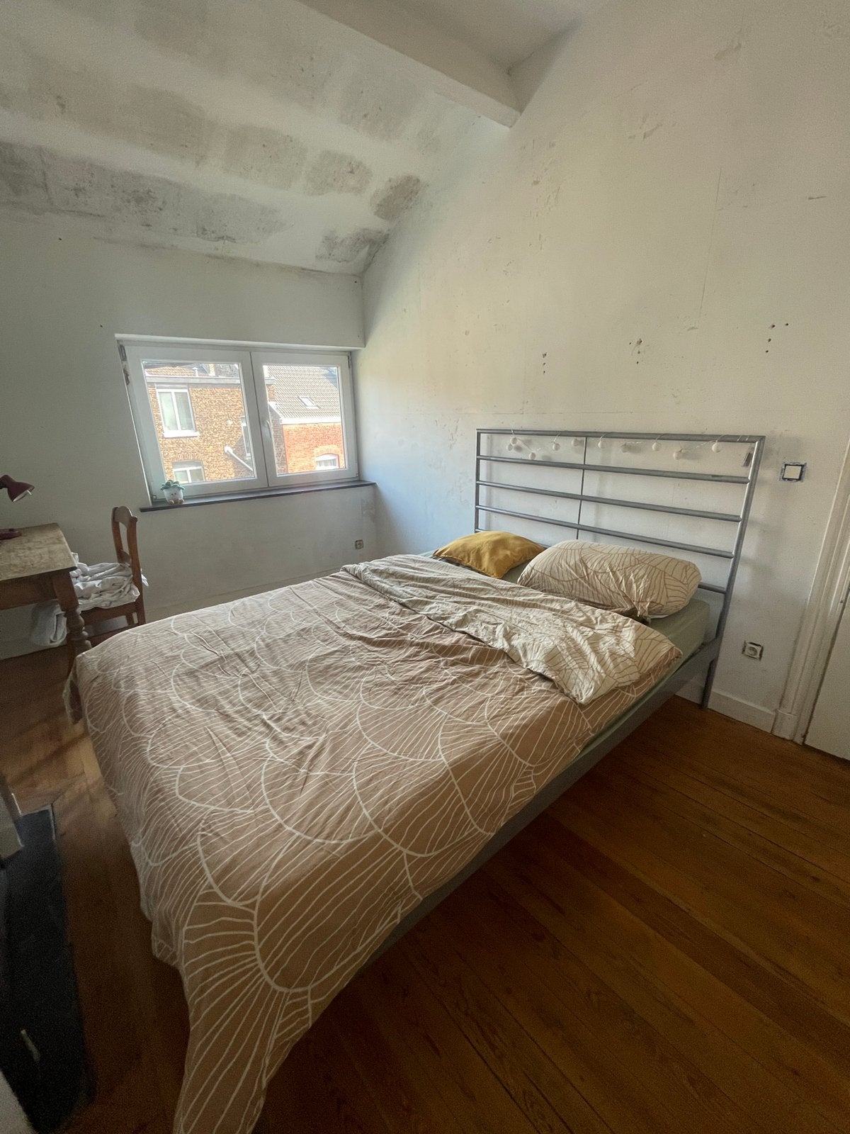 Lit 140x200, Maison & Meubles, Enlèvement, Utilisé, Deux personnes