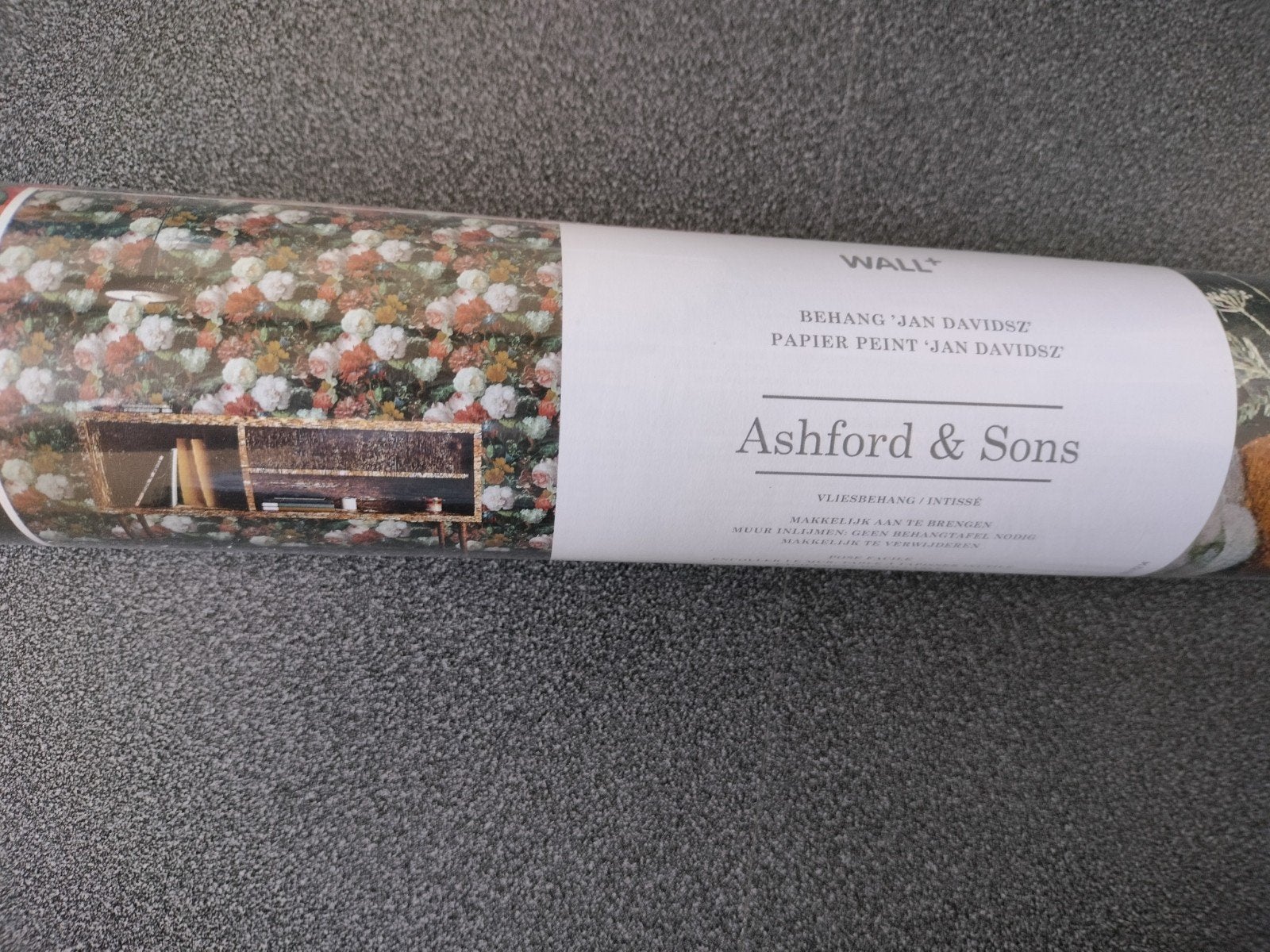 Behang ' Jan Davidsz ' Ashford &  Sons, Huis en Inrichting, Stoffering | Behang, Bloemen, Overige merken, Modern, Ophalen of Verzenden