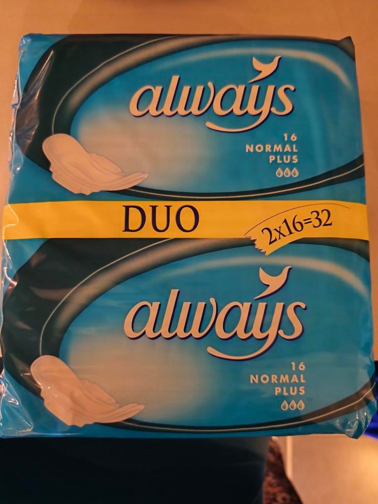 Always maandverband, Ophalen