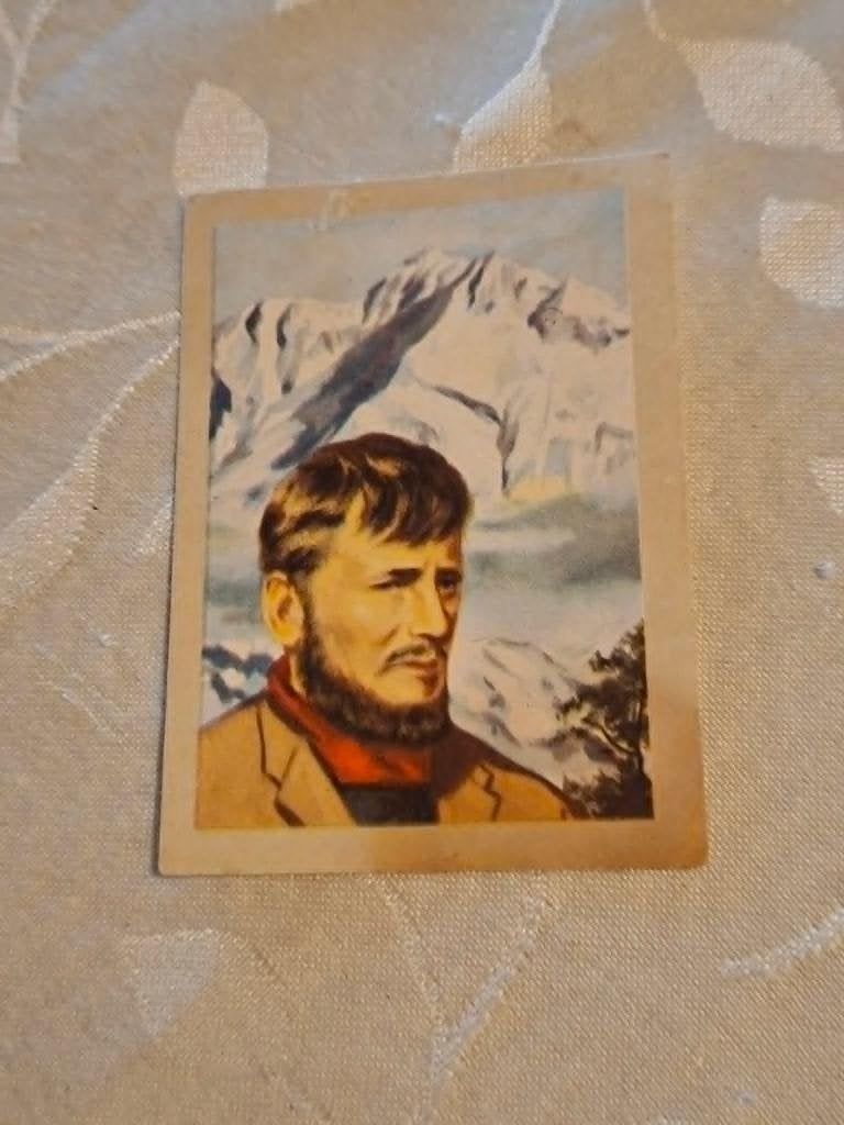 Prentje/Chromo : Frank S. Smythe / Chocolade Jacques, Verzamelen, Foto's en Prenten, Gebruikt, Prent, Overige onderwerpen, 1960 tot 1980
