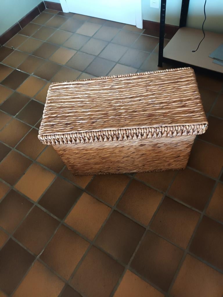 Rieten opberg mand 70cm op 35cm en 55cm hoog, Enlèvement