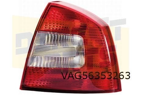 Skoda Octavia (1/09-3/13) Achterlicht Links (Sedan / Liftbac, Neuf, -, -, Skoda
