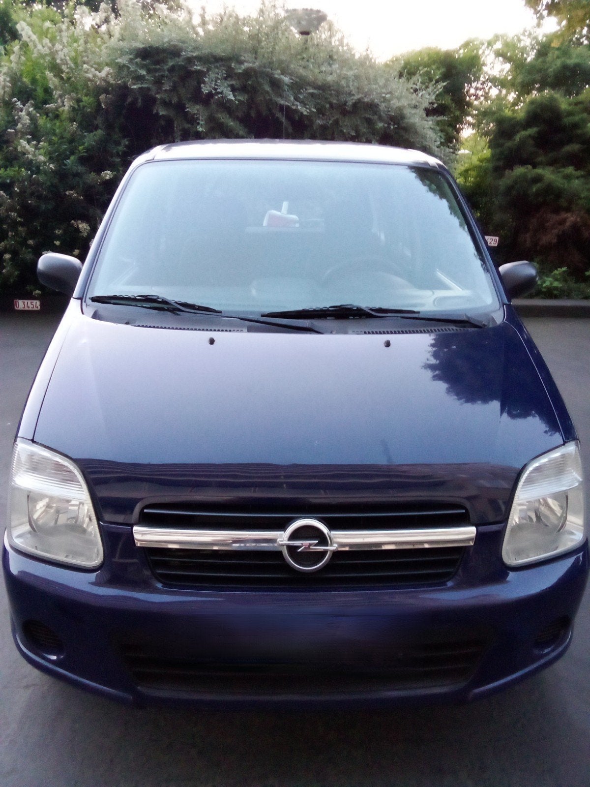 Belle Opel Agila turbo diesel 1248cc année 2004 236000 km, Autos, Achat, Boîte manuelle, Bleu, 5 portes