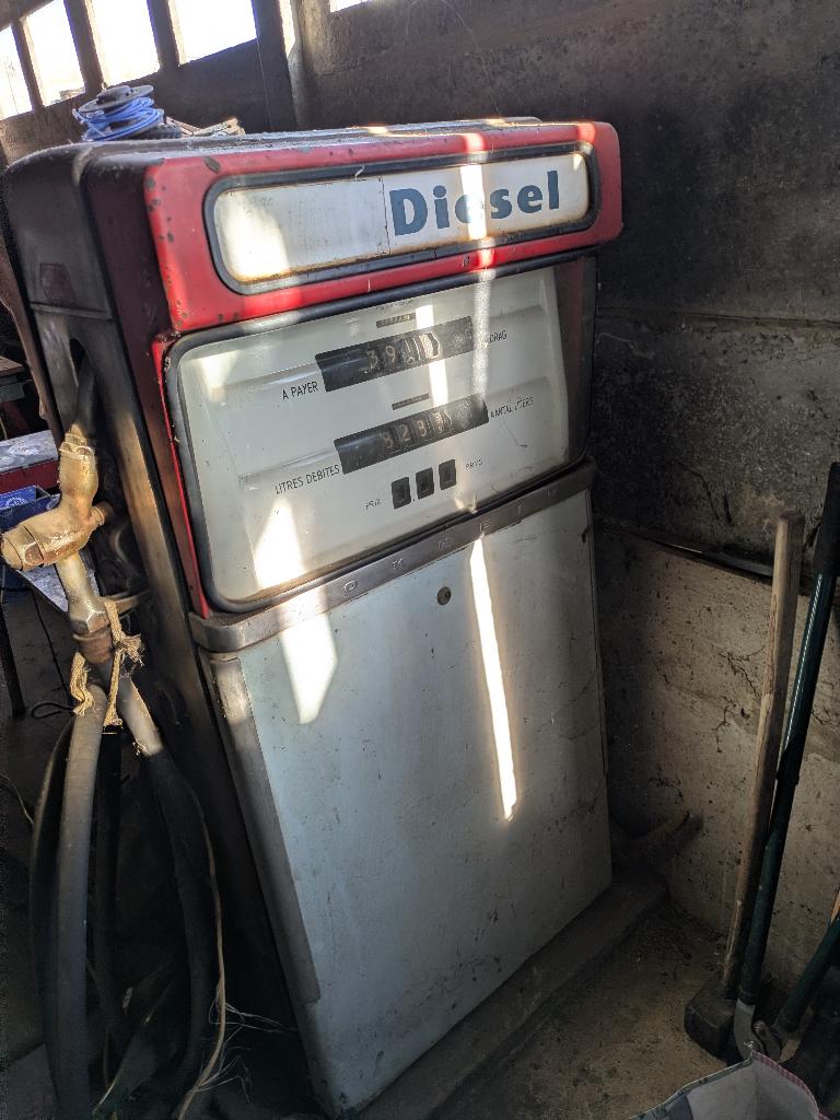 Oude Dieselpomp ( zelf te demonteren), Ophalen, Gebruikt