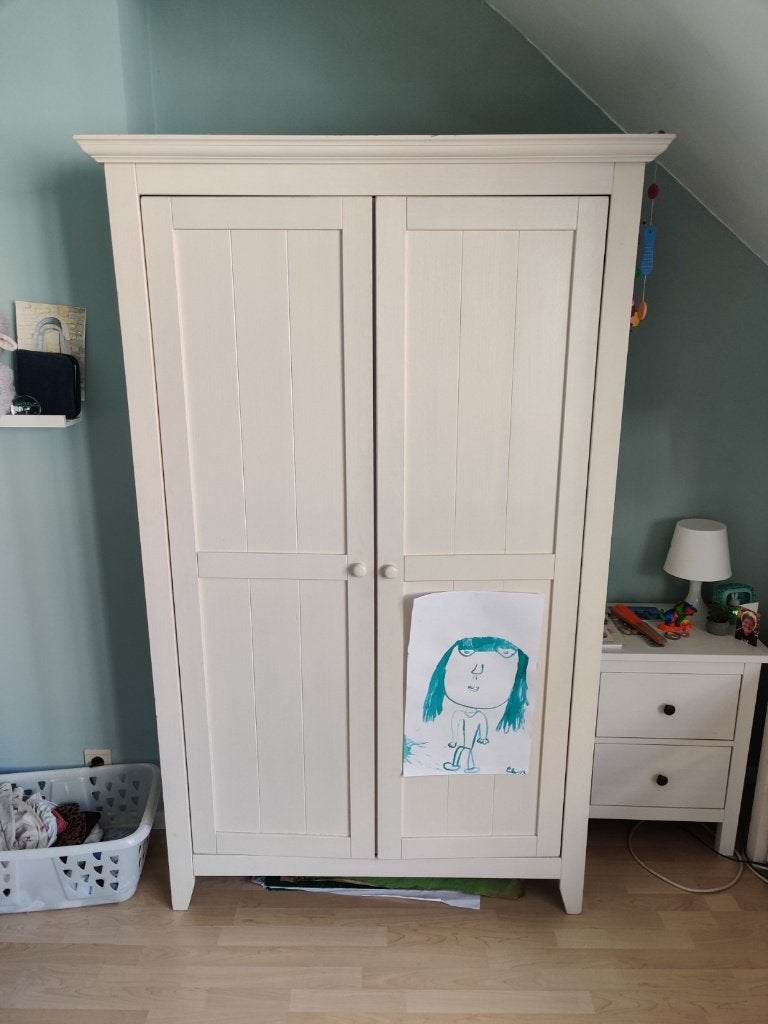 Chambre bébé/enfant Bopita-3 meubles (lit réglable+matelas), Enlèvement, Utilisé, Une personne