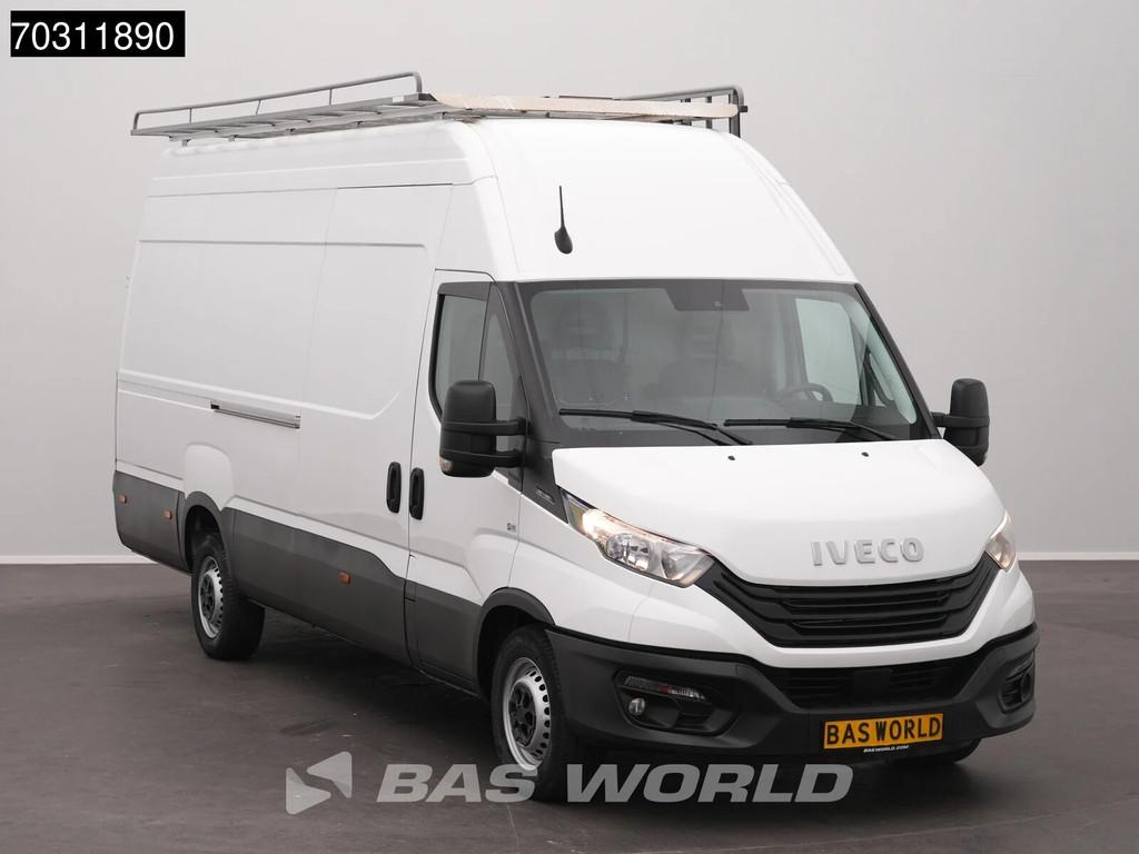 Iveco Daily 35S16 Glasresteel L3H3 160PK Navi Airco Cruise C, Stof, Euro 6, Iveco, Multifunctioneel stuurwiel