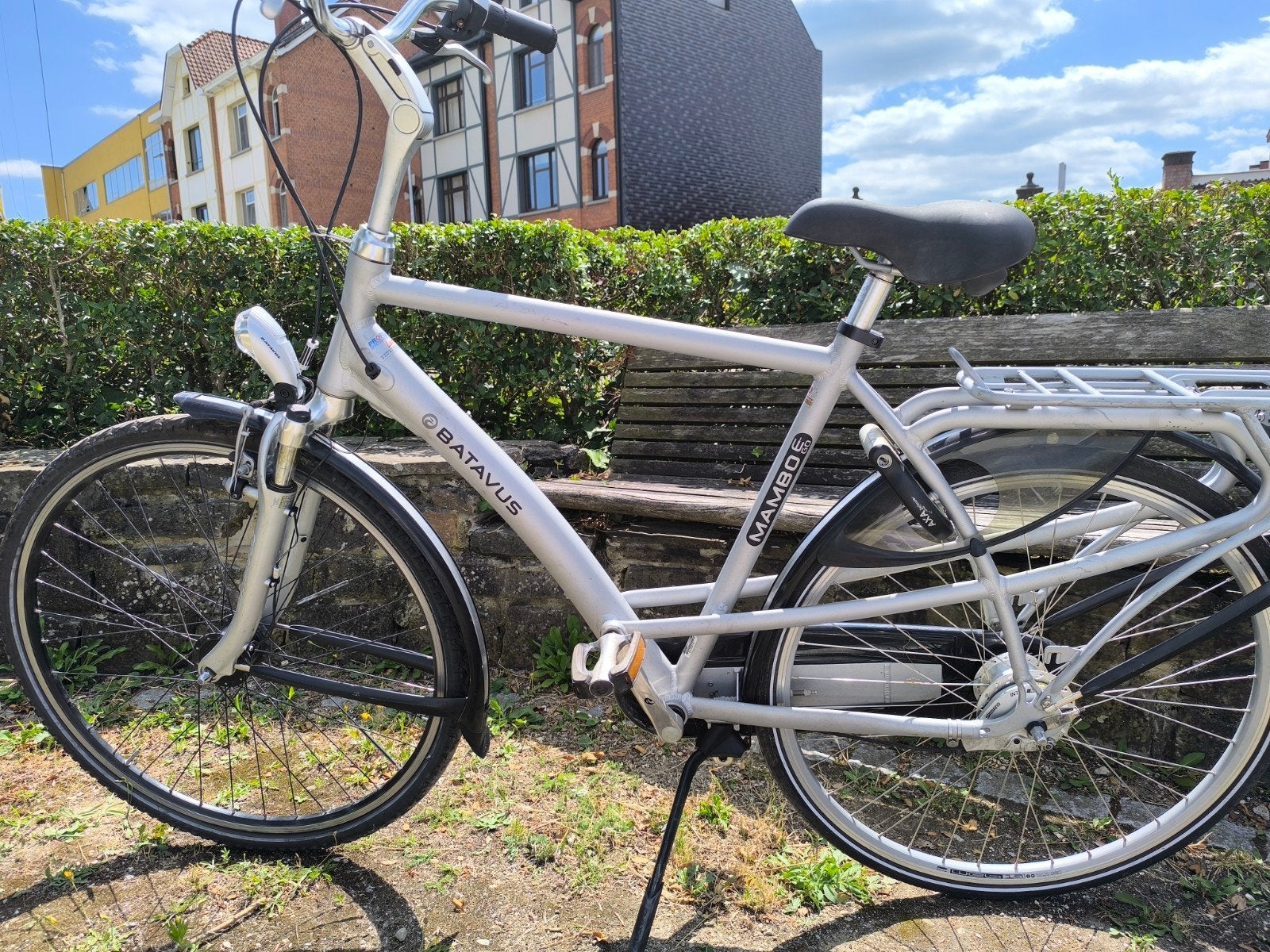 Batavus Herenfiets uitstekende conditie Aluminiumframe, Fietsen en Brommers, Ophalen, Batavus, Zo goed als nieuw, Trommelrem