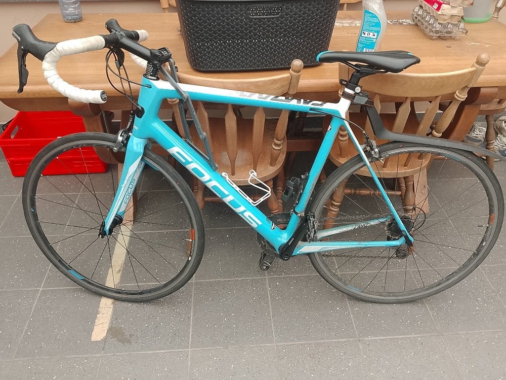 Focus Cayo Carbon AG2R - Maat XL (60) - Shimano 105 11-speed, Ophalen, 28 inch, Gebruikt, Carbon