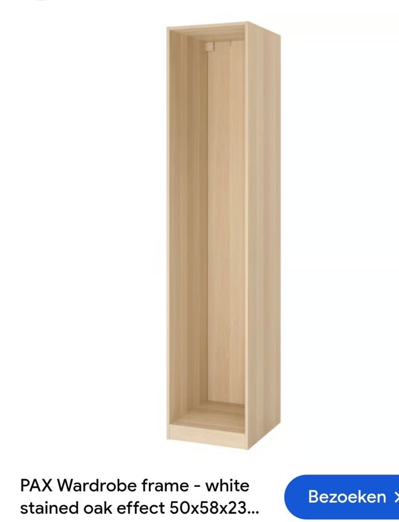 Ikea Pax module met 6 legplanken, Ophalen, Met plank(en), Gebruikt, 200 cm of meer