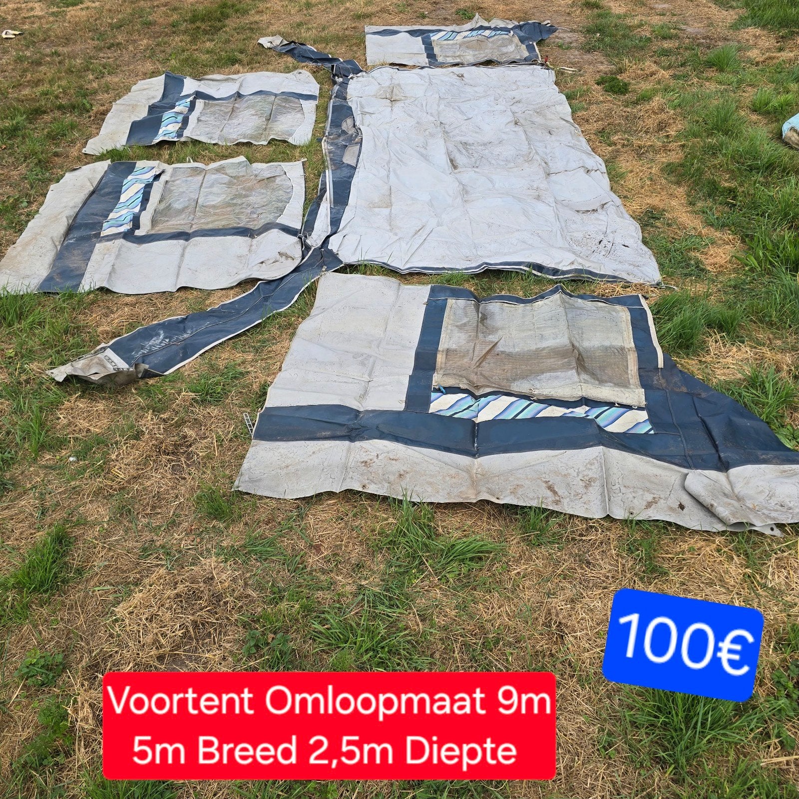 Voortent tenten tent luifel caravan camping stacaravan tuin, Caravans en Kamperen, Ophalen