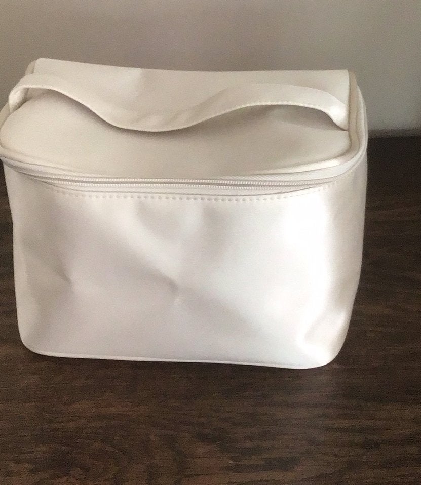 Beige toiletzak, Ophalen, Zo goed als nieuw, Beige