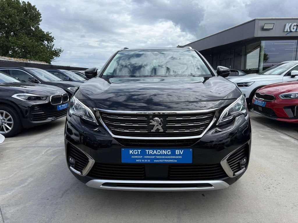 Peugeot 5008 1.2i 7 ZETELS NAVIGATIE ZWART LEDER CAMERA CARP, Gebruikt, 1199 cc, 1481 kg, Leder