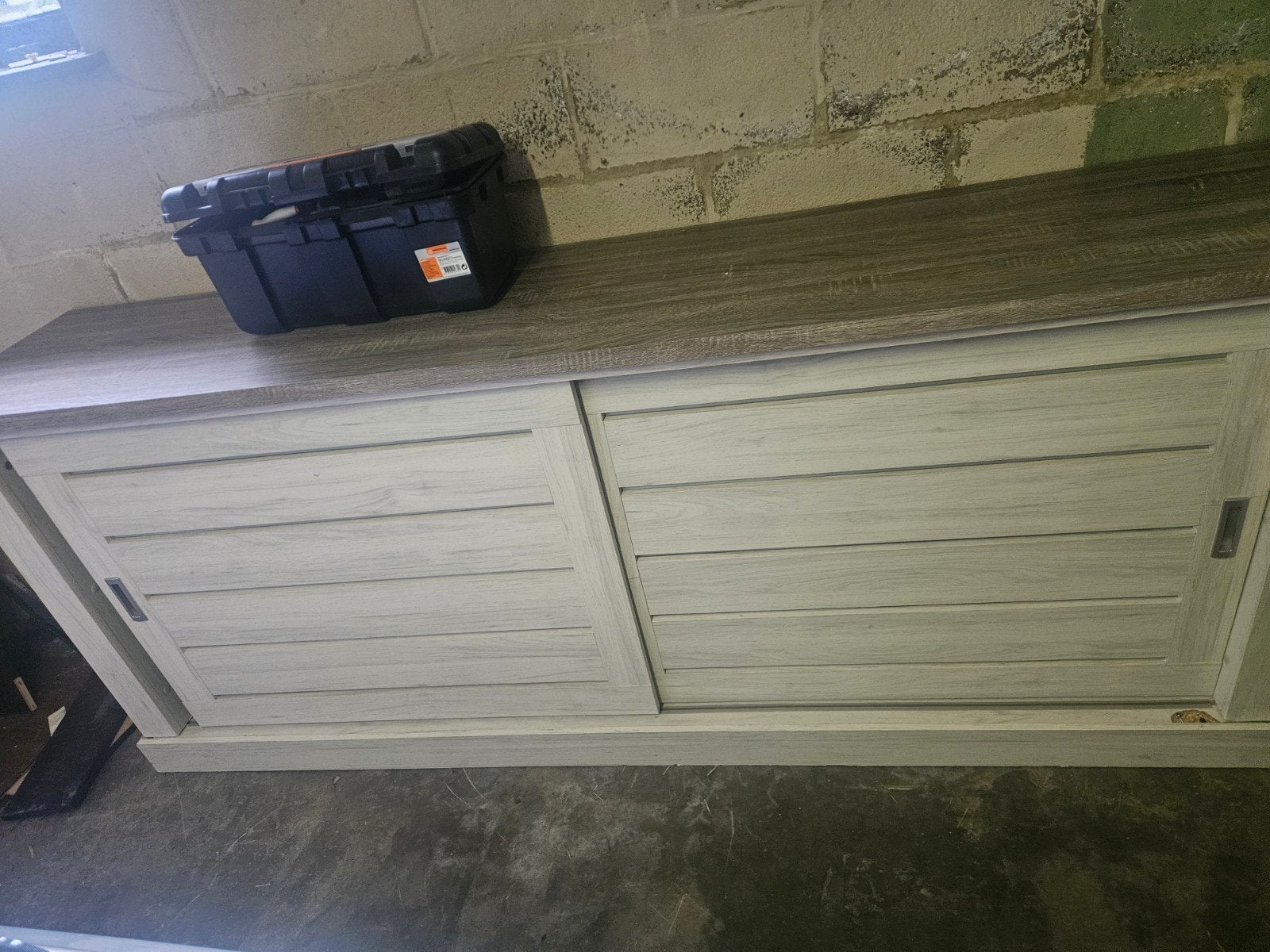 gratis kasten hebben steeds garage gestaan, Ophalen