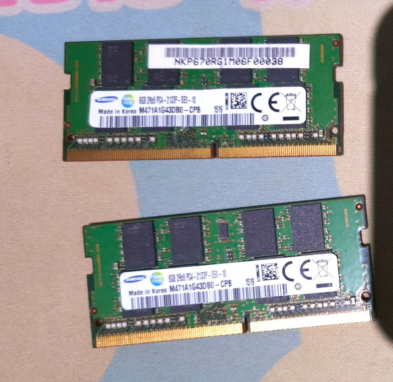Samsung 16GB (2x8GB) DDR4-2133 SO-DIMM 2Rx8, Enlèvement ou Envoi, DDR4, Utilisé, Laptop