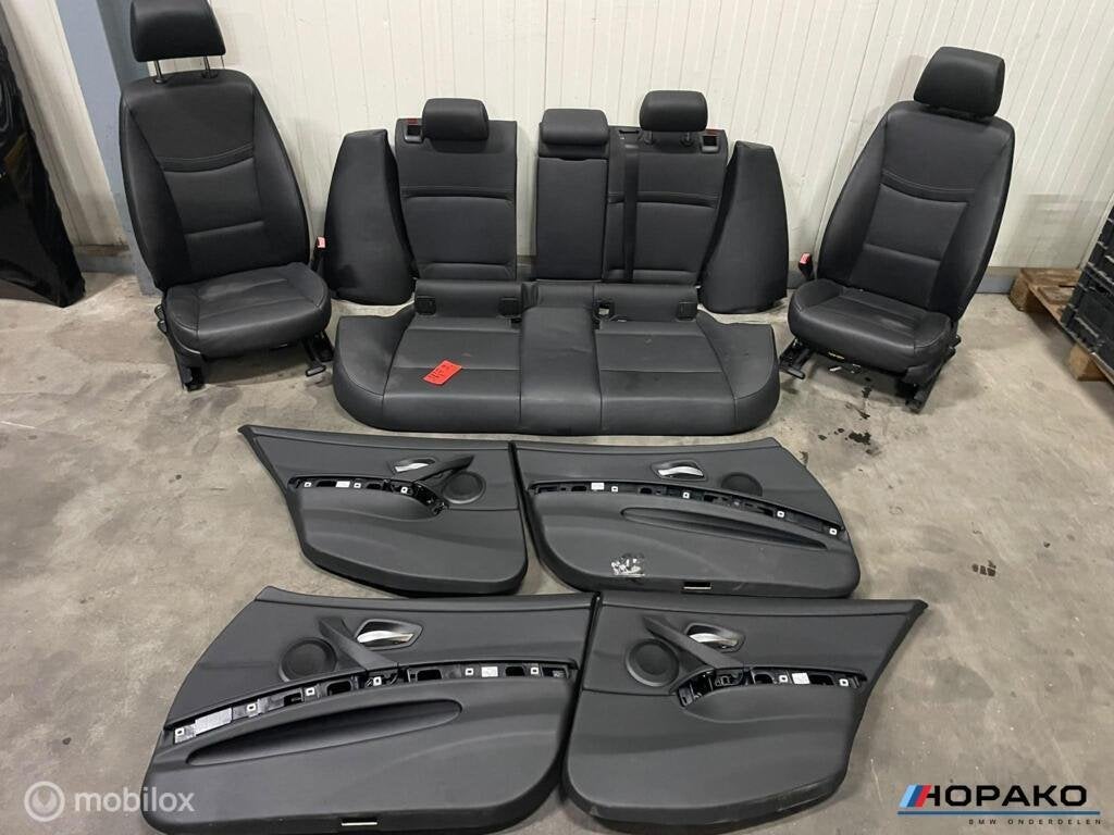BMW E91 3 serie Interieur zwart leder VERWARMD, Gebruikt, Einsteinlaan 5 rijswijk, Bmw, Ophalen of Verzenden