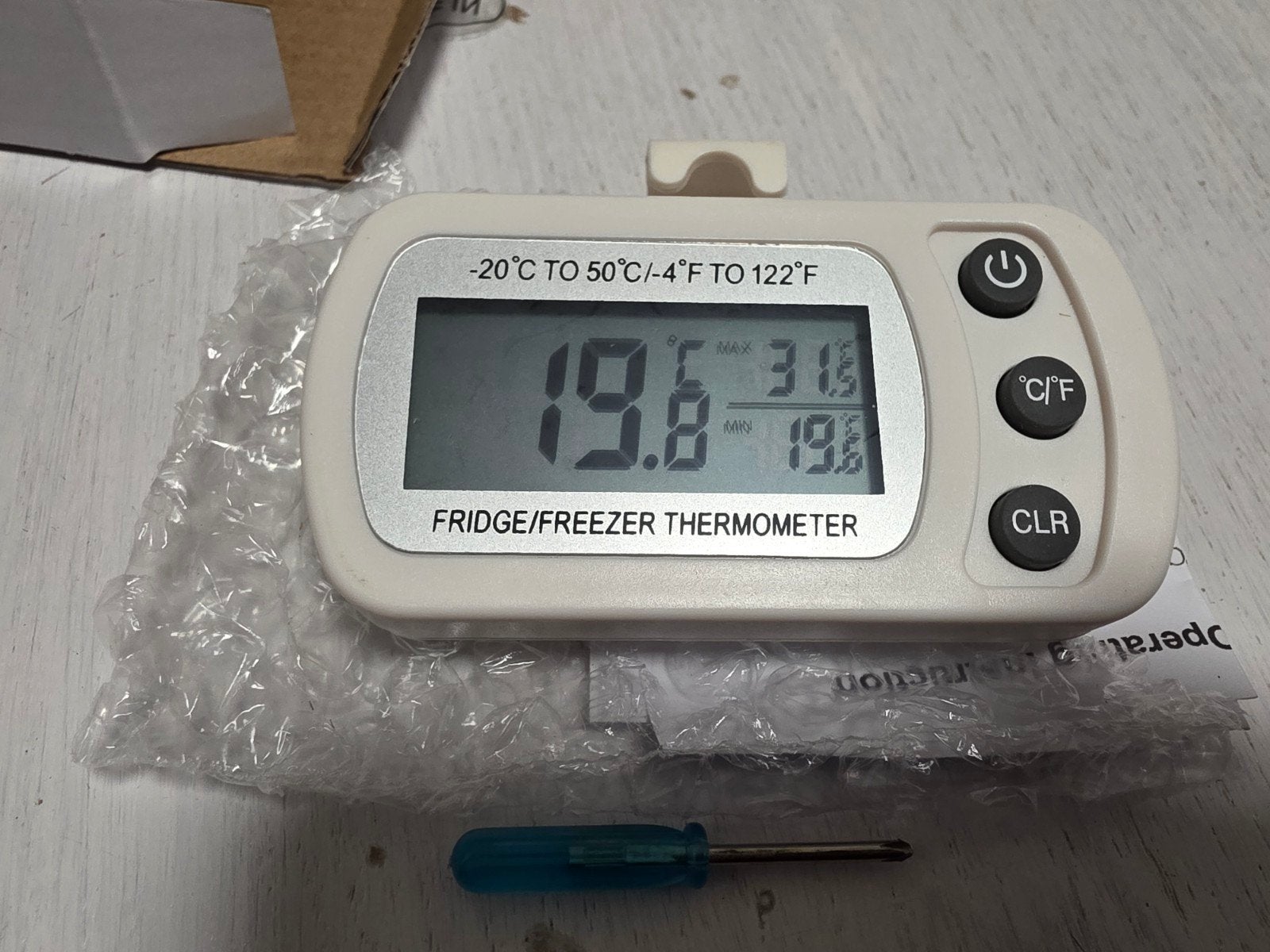 digitale koelkast en diepvries thermometer, Huis en Inrichting, Ophalen of Verzenden, Nieuw