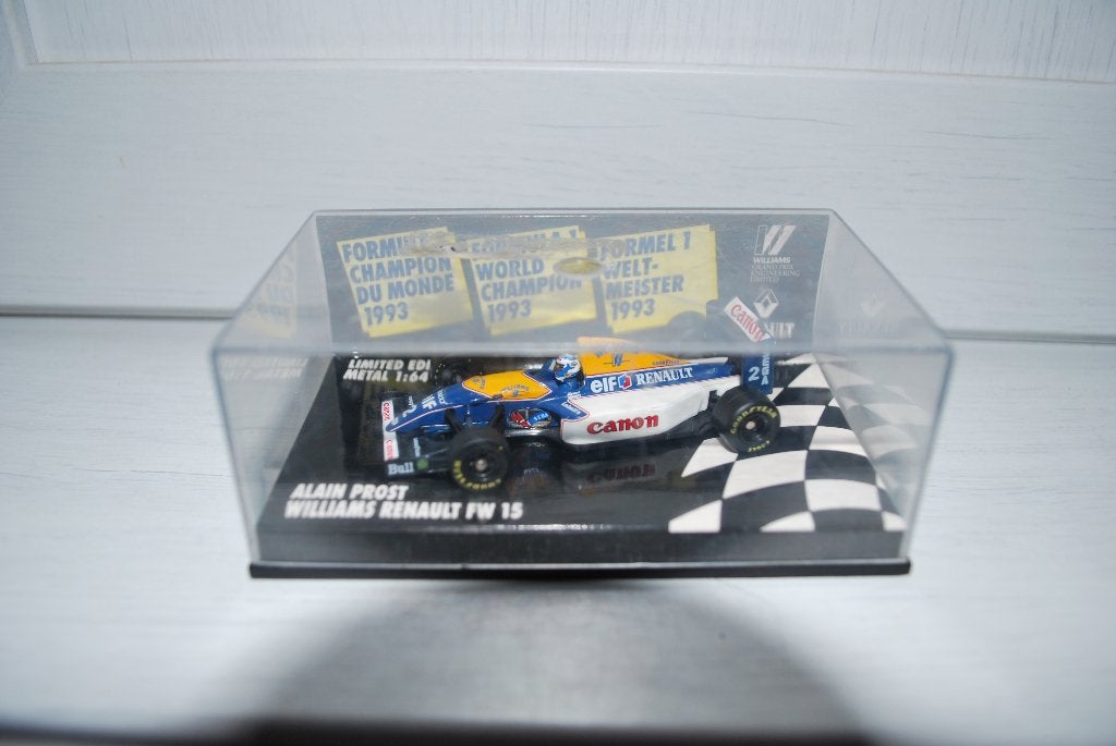 Formula 1 Williams Renault Alain Prost - Damon Hill 1/64, Verzamelen, Ophalen of Verzenden, Nieuw