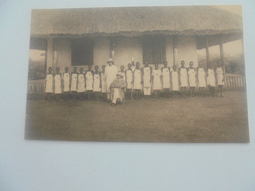 kongo-school voor verplegers van het rode kruis te pawa, Enlèvement ou Envoi, 1920 à 1940, Non affranchie, Hors Europe