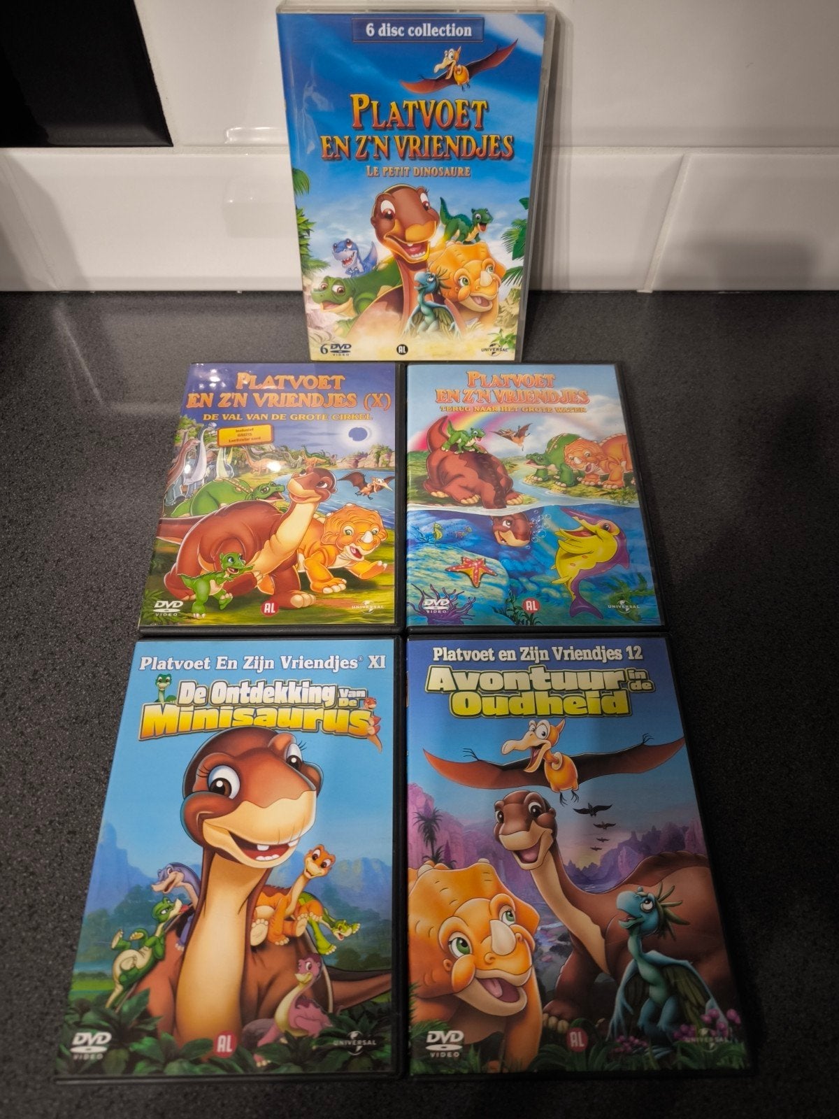 mooie 10 delige dvd set van platvoet., Ophalen of Verzenden, Nederlands