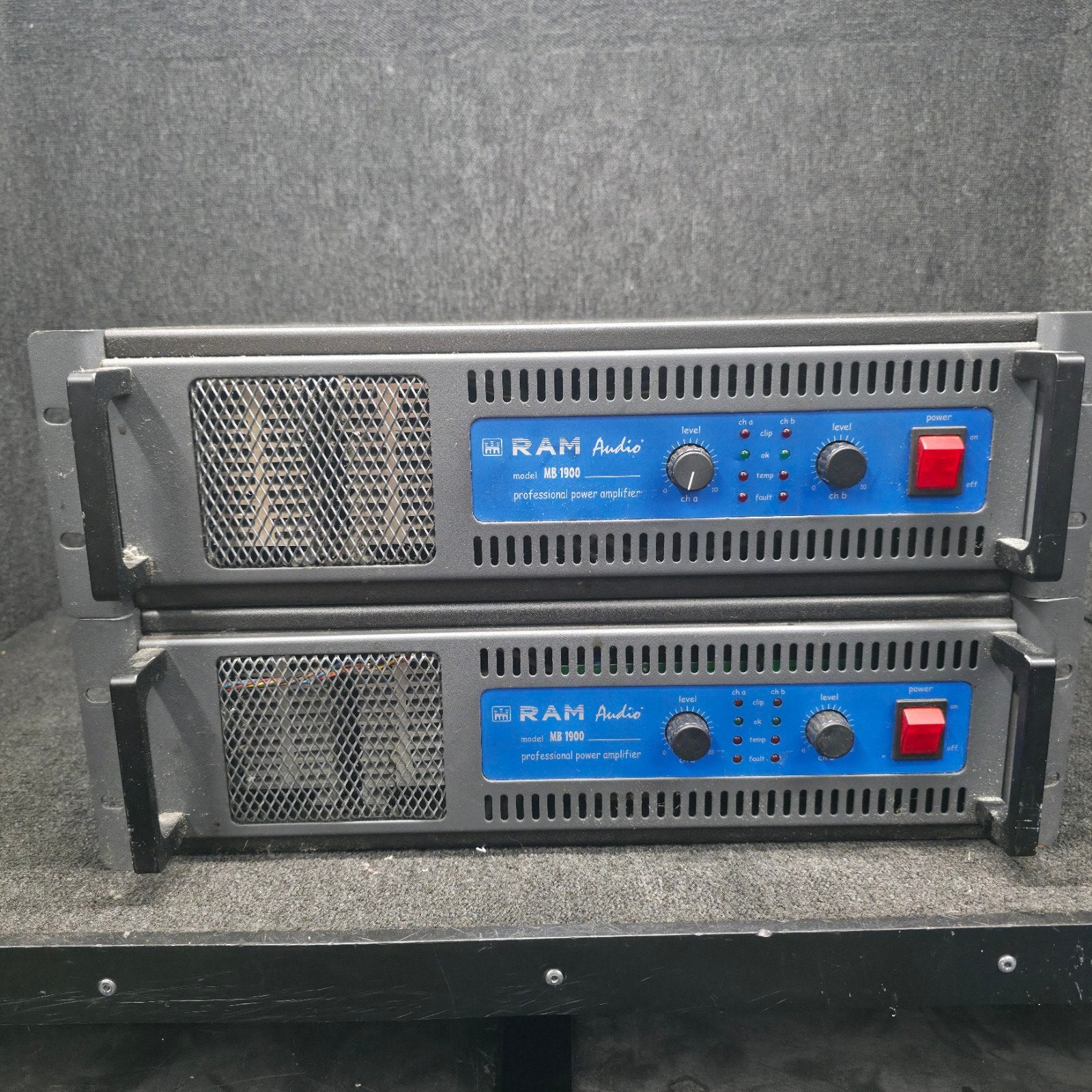 Amplificateur RAM AUDIO MB 1900 2 x 1400 watts, Enlèvement ou Envoi